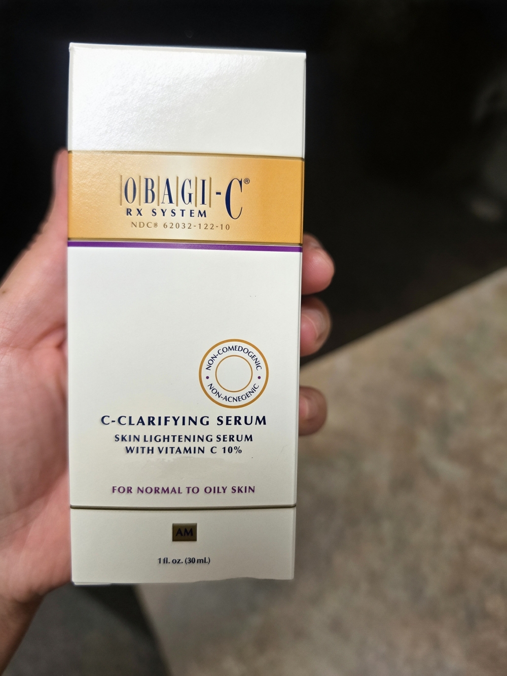 Obagi C-Clarifying Serum – White & Gold Packaging
